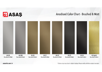Anodised Color Chart - Brushed - Matt